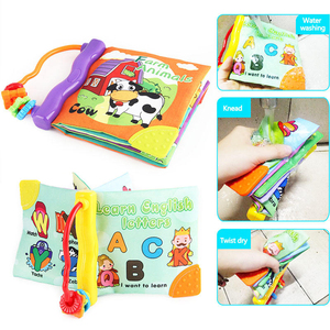 Livre en tissu personnalisé OEM, livres souples pour bébés, livres d'activités souples, jouets à bruit froissé pour l'éducation précoce des bébés - Product Image 6