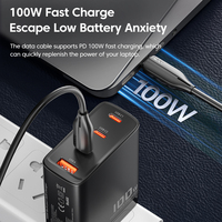 Cable USB C a USB C Toocki de 100W con Carga Rápida y Sincronización de Datos a 480Mbps, Cable de Carga Tipo C USB 2.0 para Teléfono
