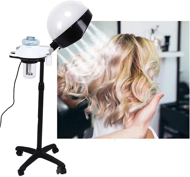 Professional Hair Steamer for Deep Conditioning Facial Steamer Hairdressing Care Hood for Salon Hair Care