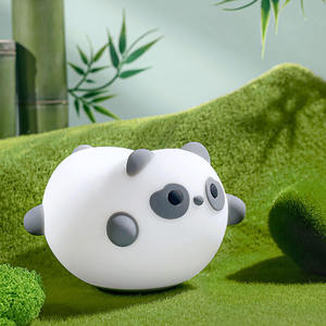 Veilleuse Panda en silicone, mignonne, rechargeable, pour chambre d'enfant, lampe de chevet, veilleuse pour le sommeil des enfants - Product Image 4