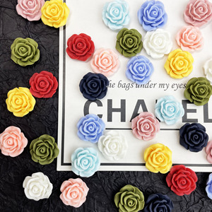 Cuentas de Resina de Flores de 20 mm al por Mayor para Hacer Aretes, Accesorios para el Cabello, Fundas para Teléfonos - Product Image 6