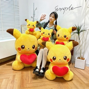 Vente directe d'usine, jouets en peluche kawaii, 30 cm, 95 cm, jouets en peluche <span class=keywords><strong>Pikachu</strong></span>, oreillers et coussins doux - Product Image 1