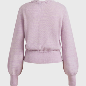 <span class=keywords><strong>Cardigan</strong></span> Corto da <span class=keywords><strong>Donna</strong></span> Invernale <span class=keywords><strong>Grigio</strong></span> Chiaro con Dettagli Traforati e Bottoni Antirughe Personalizzato all'Ingrosso - Product Image 4