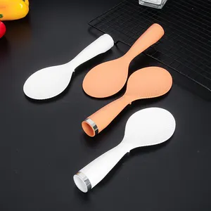 Standing Non Stick Rice Spoon Cooker Spoon Silicone Scoop Rice Dinner Serving Spoon Kitchen Accessories