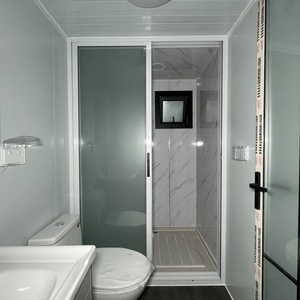 Casas modulares de lujo prefabricadas, casas de cabina de contenedor de envío móvil desmontable con 3 dormitorios a la venta - Product Image 4