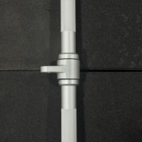 Accessoire de barre de traction latérale en aluminium argenté VULCANFIT, musculation, entraînement de force, accessoires de salle de sport, durable, lourd, antidérapant