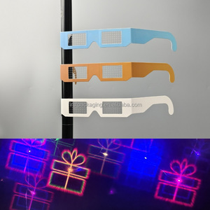 Lunettes à diffraction en spirale Livraison rapide Lunettes en papier à diffraction étoile cœur Produit Fournisseur de premier emballage de Hangzhou - Product Image 5