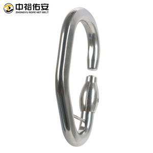 คาราไบเนอร์สแตนเลสแบบ D-ring ยี่ห้อ Zhongyu Youan รับน้ำหนักได้ 1500 กก. สำหรับป้องกันการตก - Product Image 3
