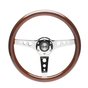 Volant de course classique Simoni Racing Arnoux ARN en bois pour voitures - Product Image 1