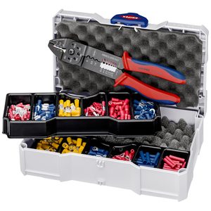 Knipex Terminal Lugs Assortment 13-Piece With <b>Wire</b> <b>Stripper</b> And Connector Set For Electrical Wiring - Product Image 2