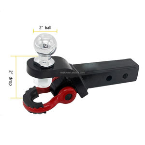 Brazo de <span class=keywords><strong>remolque</strong></span> de enganche cuadrado de acero al carbono de alta resistencia con grillete de cabeza esférica para camiones todoterreno, SUV y accesorios de <span class=keywords><strong>remolque</strong></span> RV - Product Image 2