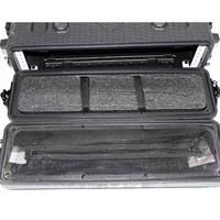 KONJA Polyéthylène HDPE – Étui de protection antichoc pour amplificateur, rack personnalisé OEM/ODM, étui de scène antichoc avec poignée noire et roues