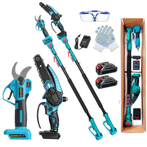Scie à élaguer télescopique industrielle 21V 6 pouces à batterie lithium-ion, kit de taille de branches de 35 mm pour vergers en plastique – Meilleures ventes - Product Image 3