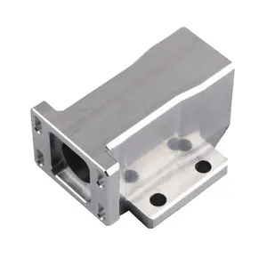 Service d'usinage de précision de bloc en aluminium personnalisé avec finition brossée haut de gamme