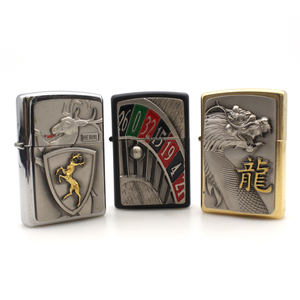 Fabrikdesign Personalisierter Metallplaketten-Aufkleber Feuerzeug 3D-Geprägtes Individuelles Metallnummernschild - Product Image 3