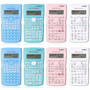 เครื่องคิดเลขวิทยาศาสตร์สำหรับนักเรียน จอ LCD 10+2 หลัก แบตเตอรี่ ABS สำหรับนักเรียนคณิตศาสตร์ Calculadora Cientifica - Product Image 1