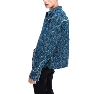 สินค้ามาใหม่ ราคาส่ง สินค้าแฟชั่นอเนกประสงค์ สไตล์ยูนิเซ็กซ์ ชุดเซ็ต 2 ชิ้น เสื้อแจ็คเก็ตยีนส์และกางเกงยีนส์ - Product Image 6