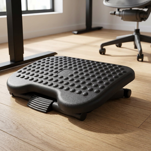 Modern Plastic Foot Rest with Massage Foldable & Extendable for Office & Bedroom Relaxation - Product Image 6