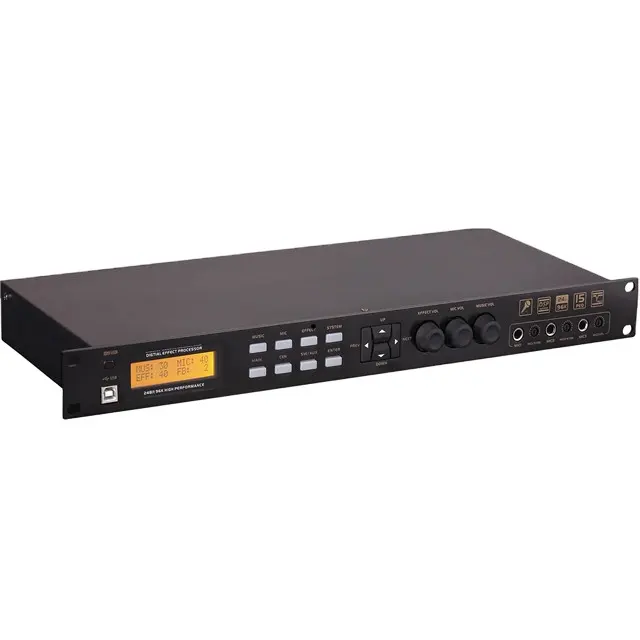 247ms Kp100 Ktv mixer Karaoke con telecomando Software Pc