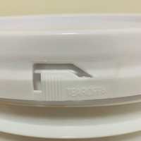 Ember Plastik Bulat Food Grade Berkualitas Industri, Dapat Didaur Ulang, Wadah Cat, Ember 5 Galon Custom dengan Tutup