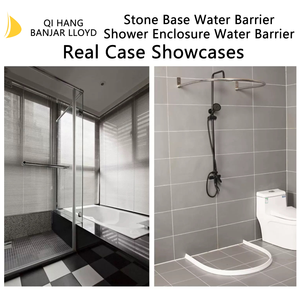 Tiras de Sellado Impermeables de PVC, Tiras de Silicona Transparente Rectangulares para Baño, Barrera Retenedora de Agua - Product Image 4