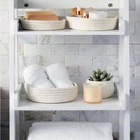 Prix de gros Écologique Nice New Corde Corde Corn Husk Panier de rangement Supports de rangement Boîtes Blanchisserie Seagrass Basket Corde Paniers