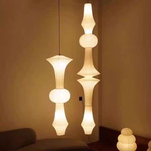 Japon Vintage El Yapımı Büyük Pirinç Kağıdı Lamba Avize Yaratıcı Modern Ev Dekorasyonu Sarkıt Lamba Asılı Aydınlatma - Product Image 2
