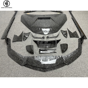 Kit carrosserie en fibre de carbone forgée style MSY pour Lamborghini Revuelto 2014-2018 : pare-chocs, capot, diffuseur, spoiler - Product Image 4