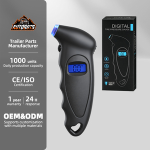 Manomètre numérique <span class=keywords><strong>de</strong></span> <span class=keywords><strong>pression</strong></span> des pneus AUTOBOTS <span class=keywords><strong>de</strong></span> haute qualité en ABS pour voitures, camions, vélos, avec écran LCD lumineux - Product Image 1