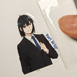 Hot bán Chất lượng cao vĩnh viễn dễ dàng sửa chữa UV dtf tự dính chuyển Sticker vàng phản chiếu thư không thấm nước in mã vạch - Product Image 6