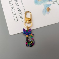 Porte-clés chat, porte-monnaie, pour clés de voiture, cadeaux pour amoureux, femmes, filles, breloques, modèle de porte-clés, commerce extérieur, petits sacs légers, petits cadeaux, en stock