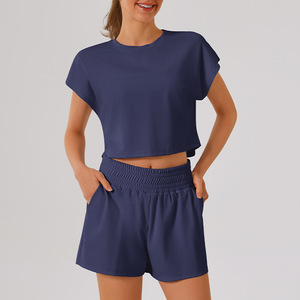 High Quality <strong>Shorts</strong> Running <strong>Women</strong> Running <strong>Sets</strong> for <strong>Women</strong> Gym Clothes Sports Wear <strong>Women</strong> <strong>Set</strong> Sports <strong>T</strong>-<strong>Shirts</strong> <strong>and</strong> <strong>Shorts</strong> - Product Image 6