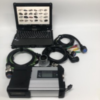 Multiplexor C5 para Benz SD Connect C5 PK C6 C5 C3 Xentry Das Wis Epc DOIP para herramienta de diagnóstico de coches y camiones Benz + portátil robusto v110