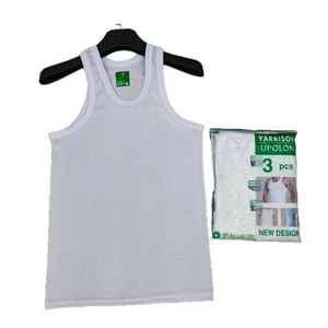 <span class=keywords><strong>Canotta</strong></span> da <span class=keywords><strong>Uomo</strong></span> in Cotone 100% Bianca <span class=keywords><strong>a</strong></span> Costine, Confezione da 3 Pezzi, Personalizzabile, Vendita all'Ingrosso - Product Image 5
