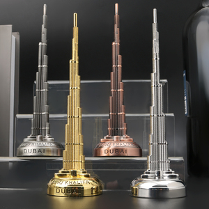 Souvenir Architettonico in Metallo <span class=keywords><strong>3D</strong></span> Personalizzato, Modellino di Edificio Iconico, Statuetta in Metallo su Misura - Product Image 3