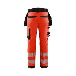 BLAKLADER - 182025135599D112 Pantalones Softshell de alta visibilidad Rojo/Negro-EAN 7330509873687 ROPA DE TRABAJO DE LA HI-VIS - Product Image 2