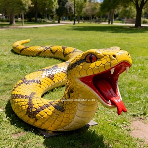 Op Maat Gemaakte Kunstmatige Realistische Animatronic <span class=keywords><strong>Snake</strong></span> Modellen Siliconen Materiaal Voor Avonturenpark Outdoor Kleuterschool Dierentuin Park - Product Image 5