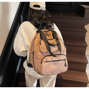 New Multifunctional Large-Capacity Travel Backpack Female College Student Class Shoulder <b>Bag</b> Versatile <b>Computer</b> <b>Bag</b> Handbag - Product Image 4