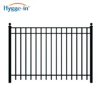 Dekoratif düşük fiyat yüksek kalite ISO9001 ucuz ferforje çit/Metal çelik çit