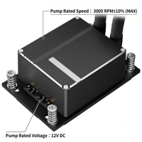 Thermalright W360-EPYC-SP3 refroidisseur liquide à débit d'air élevé 128,2 CFM avec pompe à eau de 3000 tr/min