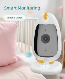 Monitor <span class=keywords><strong>de</strong></span> Bebé Inteligente Portátil - Cámara <span class=keywords><strong>de</strong></span> Vigilancia Inalámbrica con Visión Nocturna IR LED, Intercomunicador y Monitoreo <span class=keywords><strong>de</strong></span> Seguridad - Product Image 6