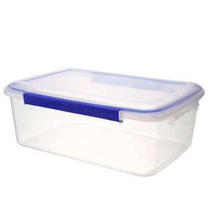 Contenedor de Almacenamiento de Alimentos Rectangular con Tapa de Clip, Apilable, para Preservar la Frescura, Uso en la Cocina, Gran Capacidad, Plástico de Grado Alimenticio - Product Image 2