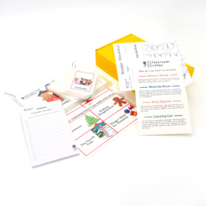 Tarjetas Flash bilingües impresas personalizadas Tarjeta Flash compacta Memoria para adultos Naipes de cubierta parlantes de afirmación positiva francesa - Product Image 2