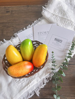 JIN PENG Foam Kunstmatige Mango Fruitset Realistisch Decoratief voor Thuis Keuken Feest Presentatie