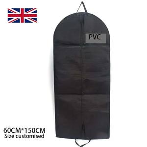 Non-tissé de haute qualité pliant hommes femmes fermeture à glissière <span class=keywords><strong>costume</strong></span> de mariée polochon voyage robe de mariée Logo sac de vêtement personnalisé - Product Image 1