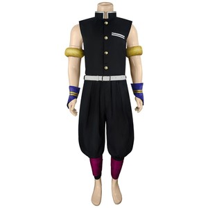 Disfraces de Cosplay de Yiku Demon Slayer para Adultos, Unisex, Chaleco, Pantalones, Top, Faldas, Sound Hashira Uzui Tengen, Suma Hinatsuru, Maki - Product Image 3