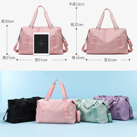 Haute qualité mode unisexe luxe fermeture à glissière lettre motif étanche Oxford conception personnalisée voyage sac polochon