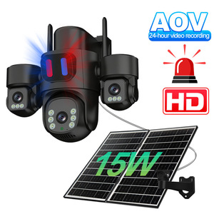 Solar Powered Outdoor Surveillance Camera 6MP 1920x3240 With Night Vision And Alarm For Home <b>Security</b> - Product Image 3
