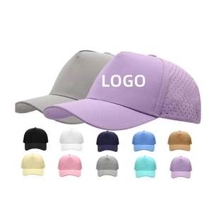 Gorra de Béisbol Personalizada con Logotipo, Impermeable, para Correr, para Hombre, para Golf, Deportiva, con Orificios Cortados con Láser, Perforada, Tipo Trucker - Product Image 1