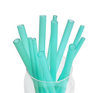 Tùy Chỉnh Màu Xanh 6Mm 100% Phân Hủy Sinh Học Ăn Được Bột Ngô Dùng Một Lần Uống Ống Hút Gạo Uống Ống Hút - Product Image 1